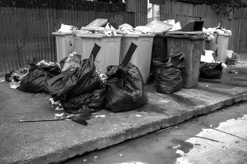 Professionals clearing a home in Hayes
